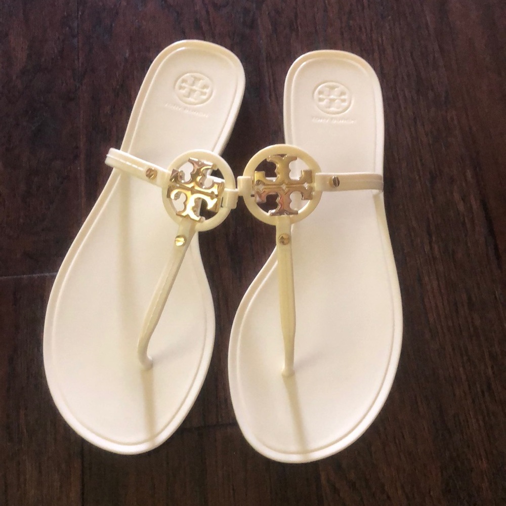 Tory Burch Mini Miller Flat Sandal Sz 10